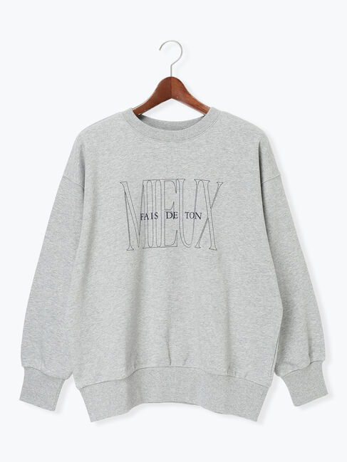 Te chichi「裏毛ロゴプリントスウェット」|Tシャツ・カットソー|