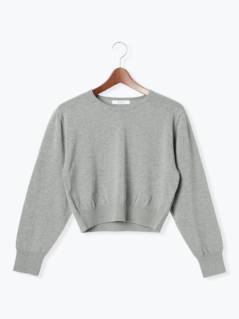 Te chichi「コンパクトクルーネックニット」|ニット・セーター|