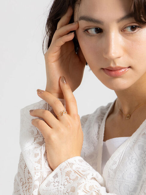 Te chichi「ナンバーリング25」|ピアス|ゴールド