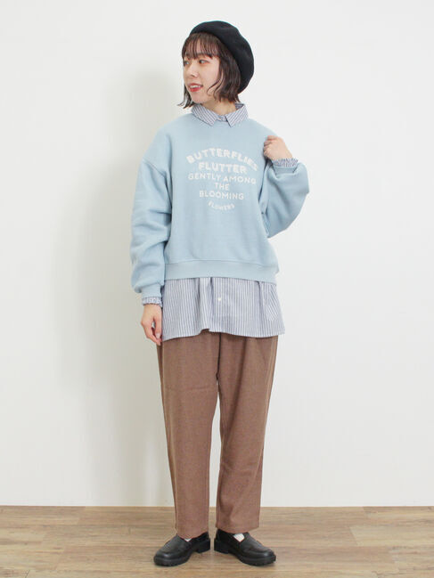 Samansa Mos2「ウール混テーパードパンツ」|その他|