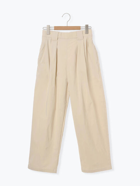 Samansa Mos2 blue「ストレッチタックカーブパンツ」|その他|