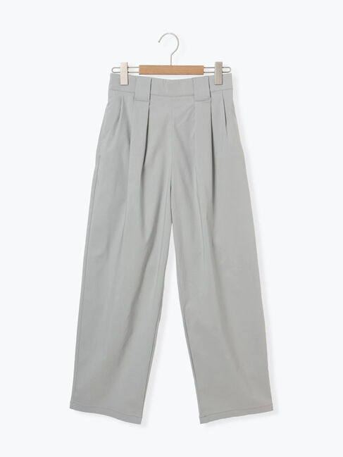 Samansa Mos2 blue「ストレッチタックカーブパンツ」|その他|