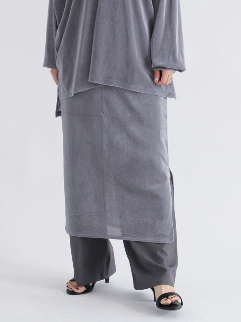 sm2rhythm「シアーベロアレイヤードスカート」|スカート|