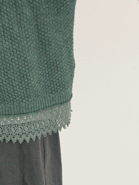 Samansa Mos2「2WAY裾レースかのこベスト」|ダウンベスト・ベスト|