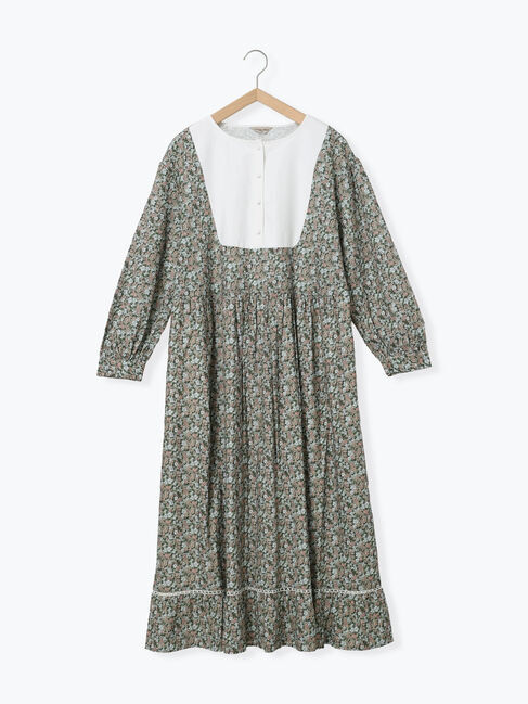 Samansa Mos2「【WEB限定】胸元配色花柄ワンピース」|ワンピース|