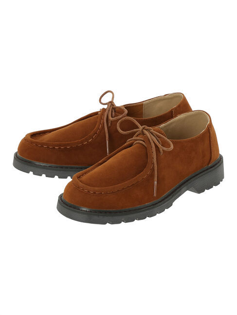 Samansa Mos2「フェイクスエードチロリアンシューズ」|ビジネス・ドレスシューズ|