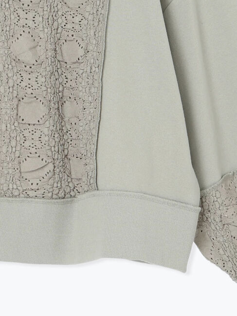 SM2「レース切替裏毛プルオーバー」|Tシャツ・カットソー|