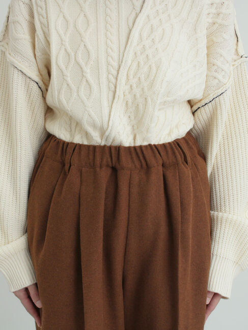 Samansa Mos2「【帯電防止裏地】ツータックストレートパンツ《M/Lサイズ》」|その他|