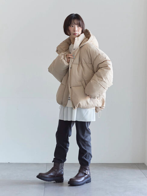 Samansa Mos2 blue「裏起毛ストレッチパンツ」|その他|