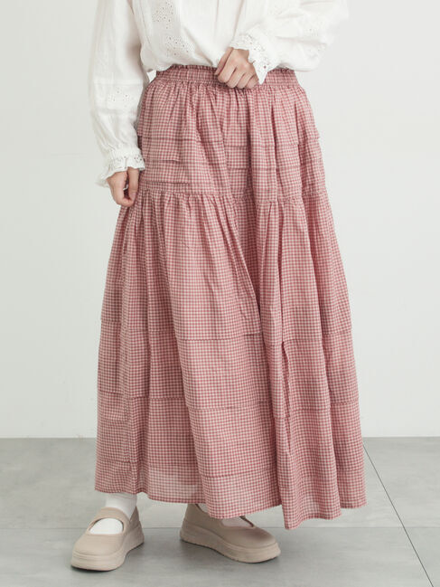 Samansa Mos2「シアータックギャザースカート」|スカート|