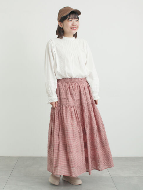 Samansa Mos2「シアータックギャザースカート」|スカート|