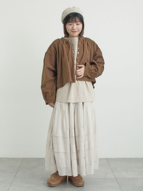 Samansa Mos2「シアータックギャザースカート」|スカート|