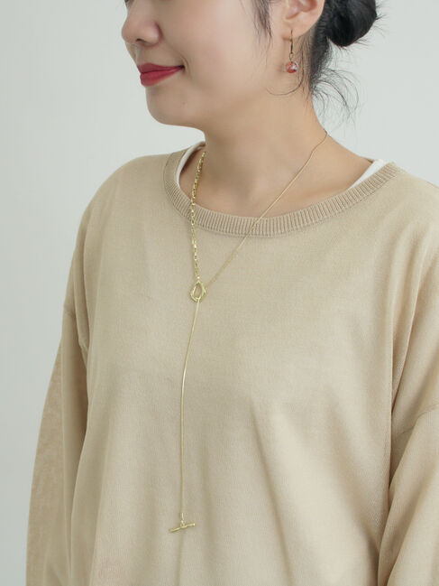 Samansa Mos2「ミックスチェーンネックレス」|ネックレス|ゴールド