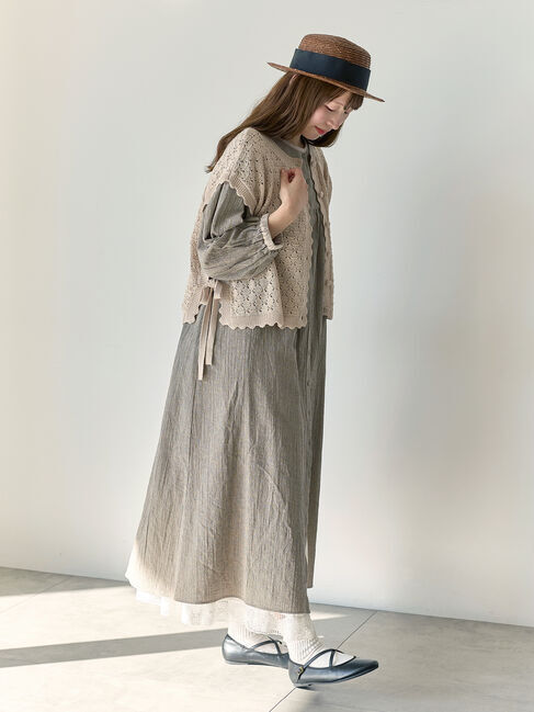 Samansa Mos2「【Cross&times;Staff】前後2WAYワンピース」|ワンピース|