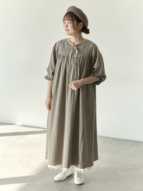 Samansa Mos2「【Cross&times;Staff】前後2WAYワンピース」|ワンピース|