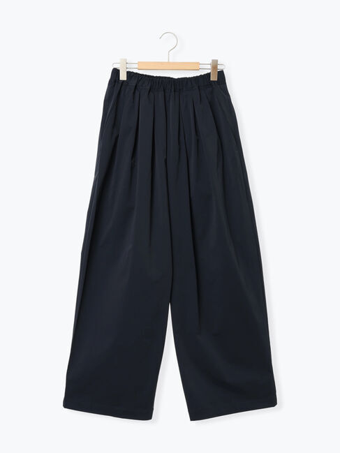 Samansa Mos2「タックイージーバレルパンツ」|その他|ネイビー