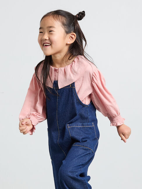 Samansa Mos2 Lagom「フリル襟ブラウス」|シャツ・ブラウス|ピンク