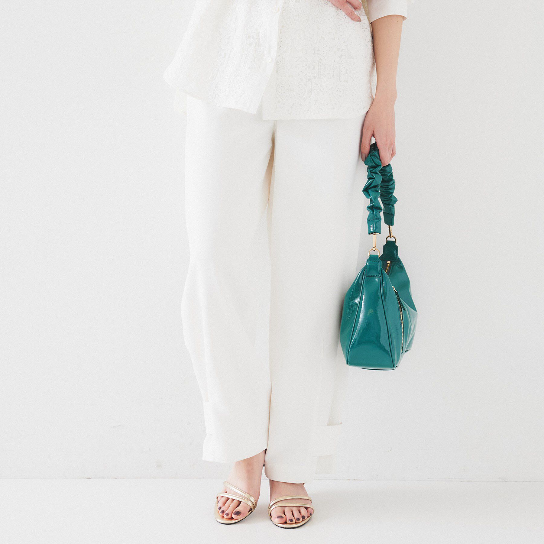 UNTITLED「【トレンド/手洗い可】ミリタリーライク カーブパンツ」|その他|