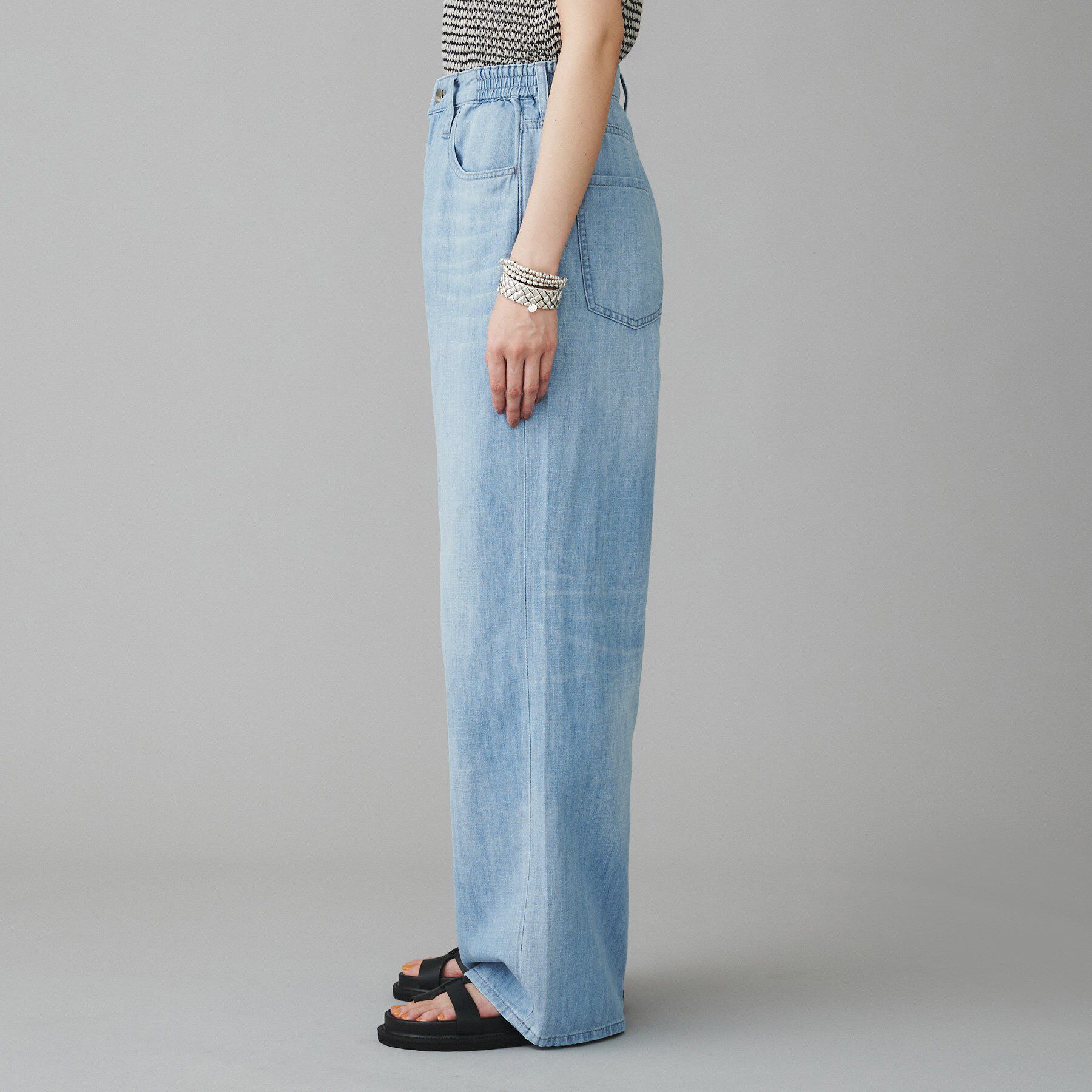 UNTITLED「【Healthy DENIM】Breezy Pink Pepperワイドストレートデニム」|その他|