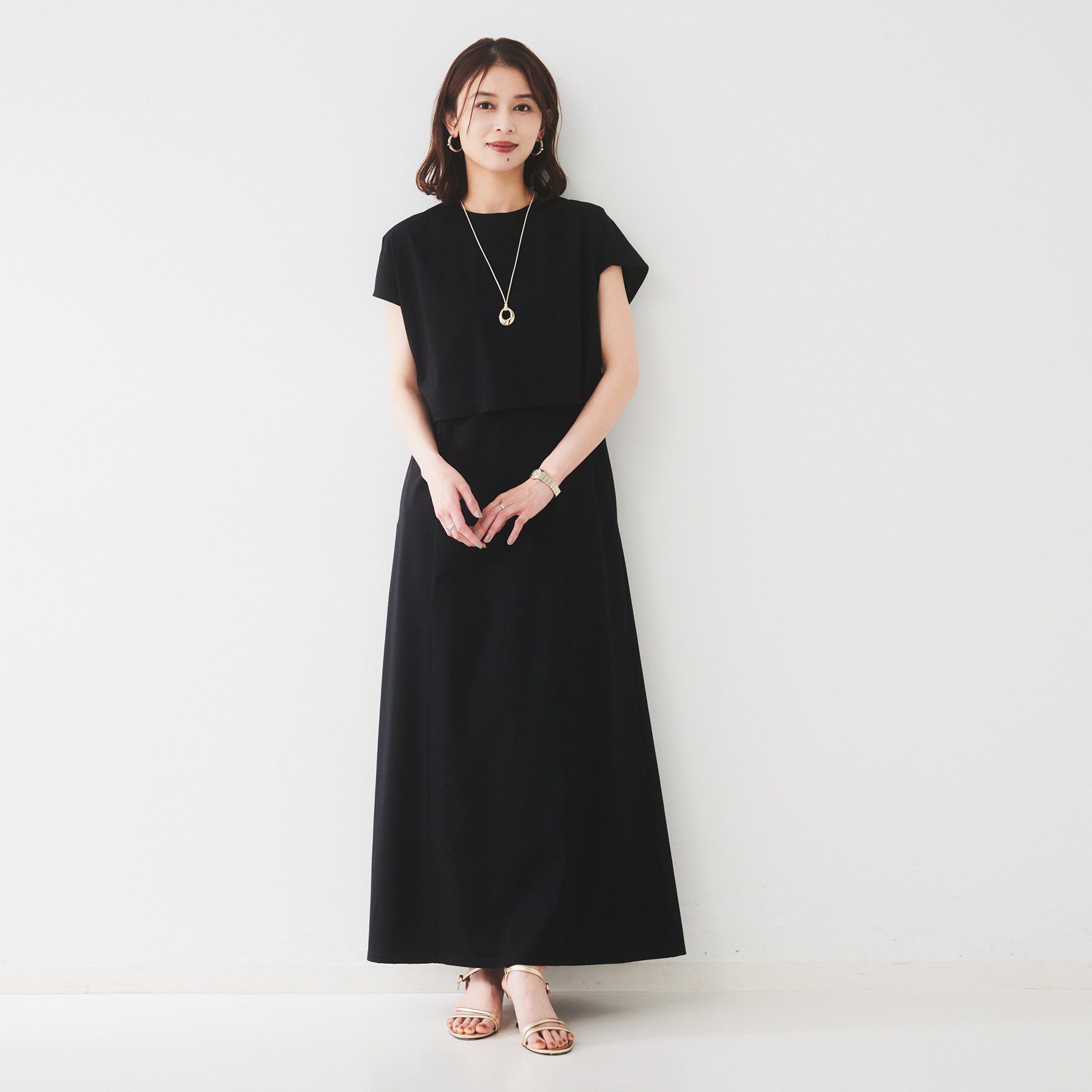 UNTITLED「【洗える／夏ワンピ／2WAY】ジャージワンピース」|ワンピース|