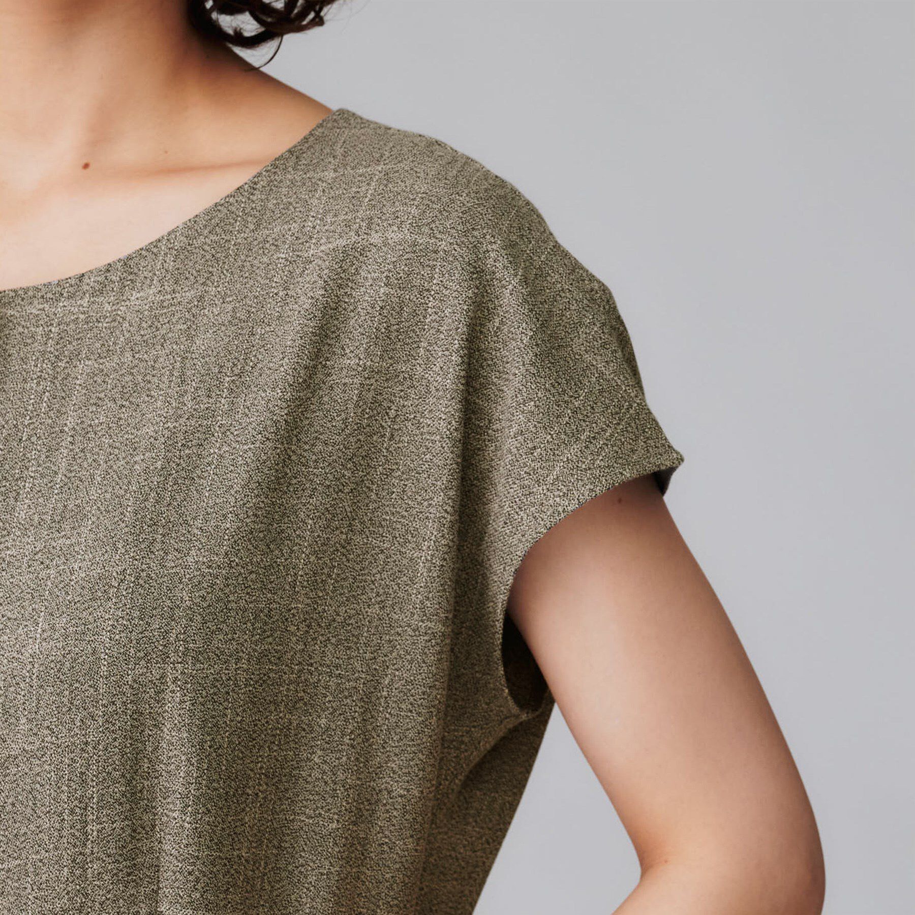 UNTITLED「【接触冷感/オールインワン/洗える】梳毛調合繊コンビネゾン」|オールインワン|