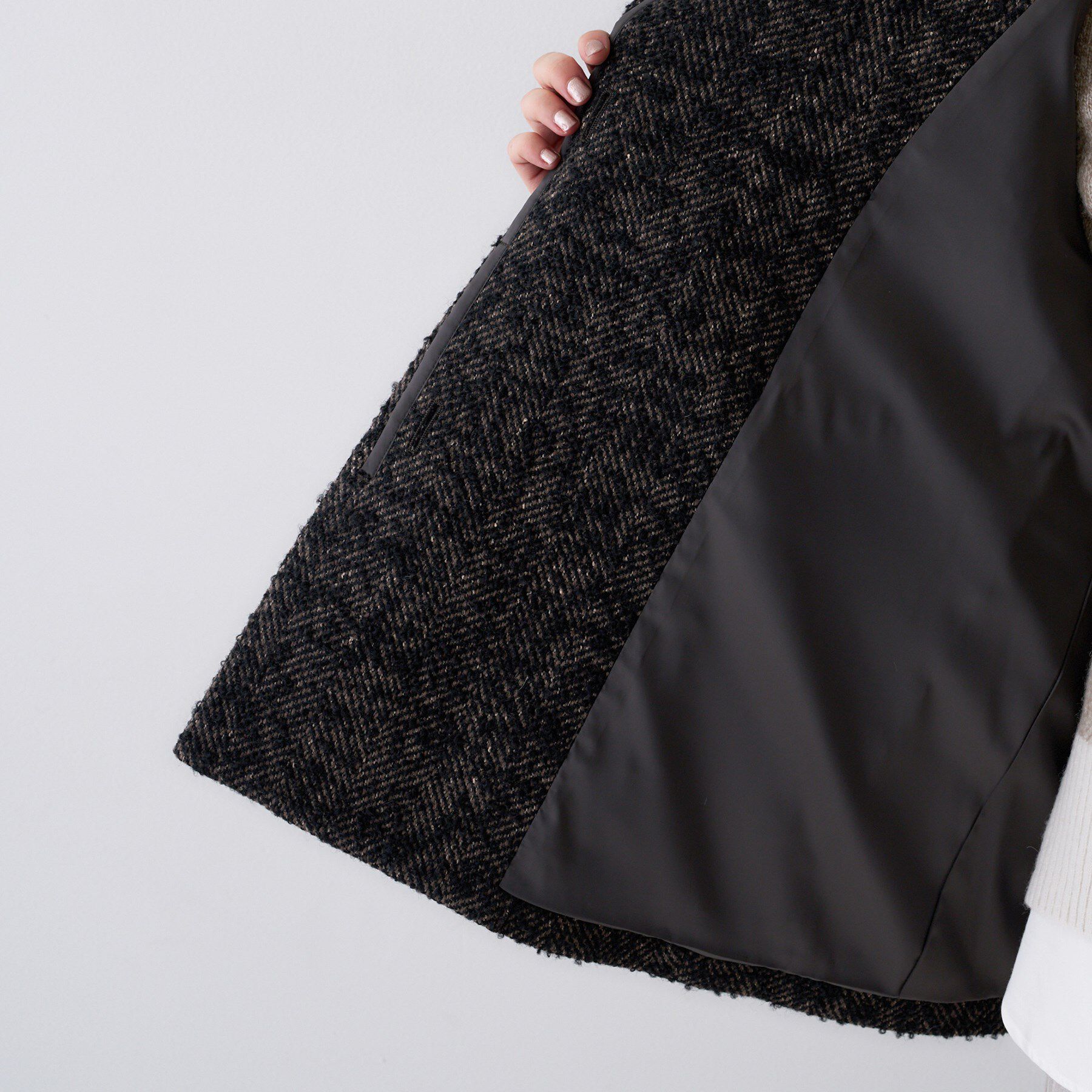 UNTITLED「【エレガント／ミディアウター】ミックスヘリンボンコート」|その他|