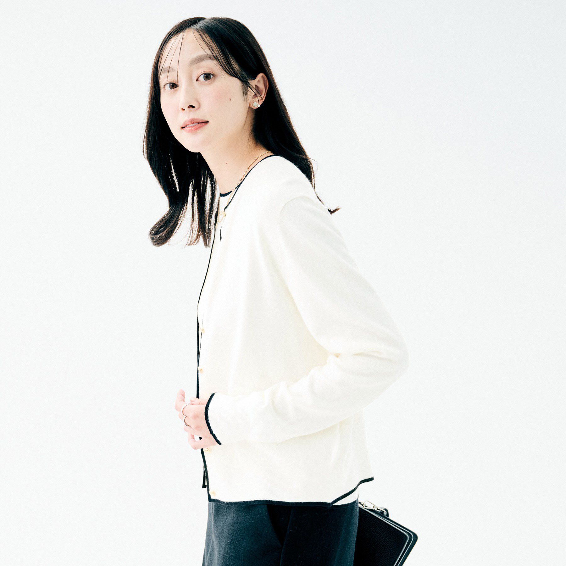 UNTITLED「【アンサンブル可/洗える】ウォームスパン カーディガン」|カーディガン|