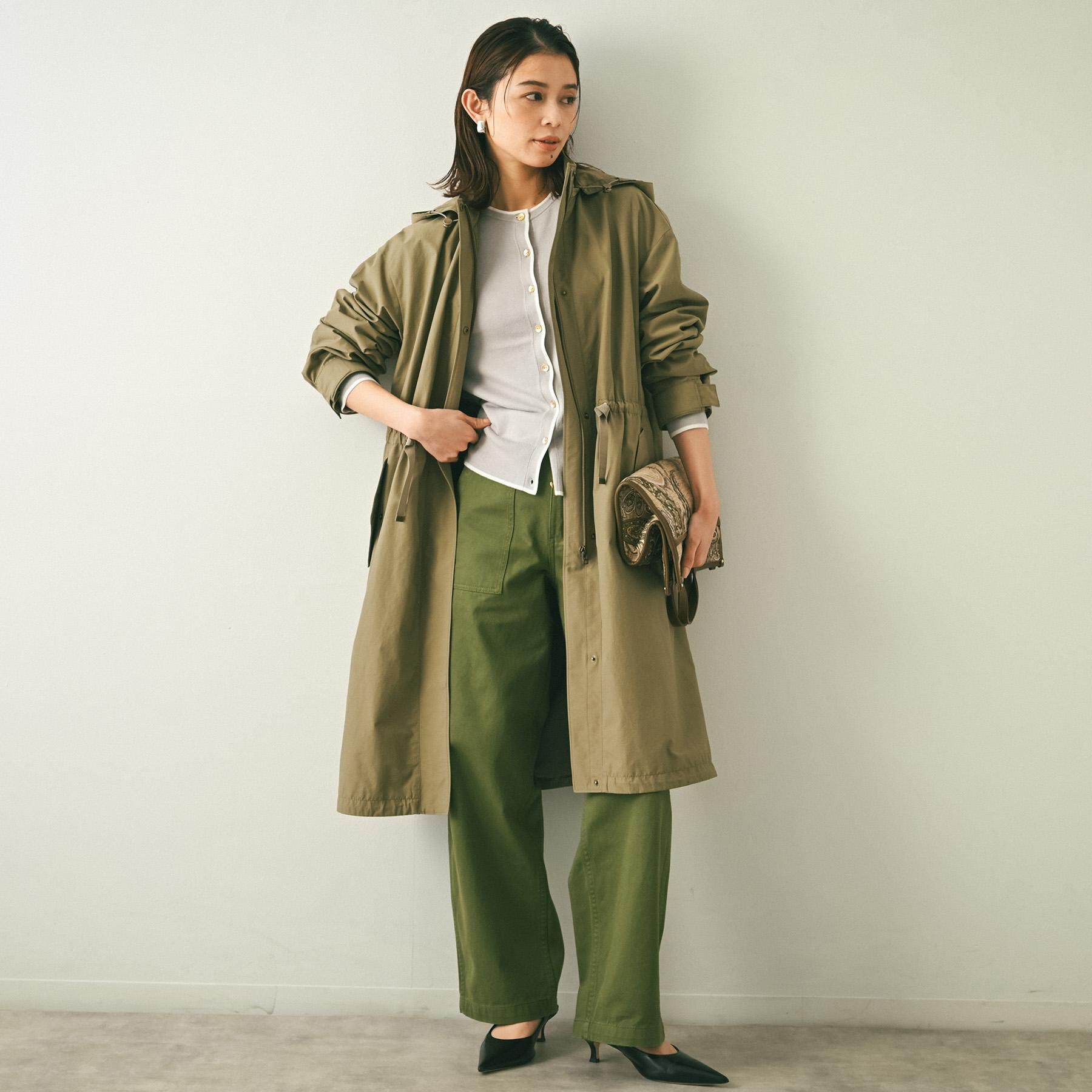 UNTITLED「【アンサンブル可/洗える】ウォームスパン カーディガン」|カーディガン|