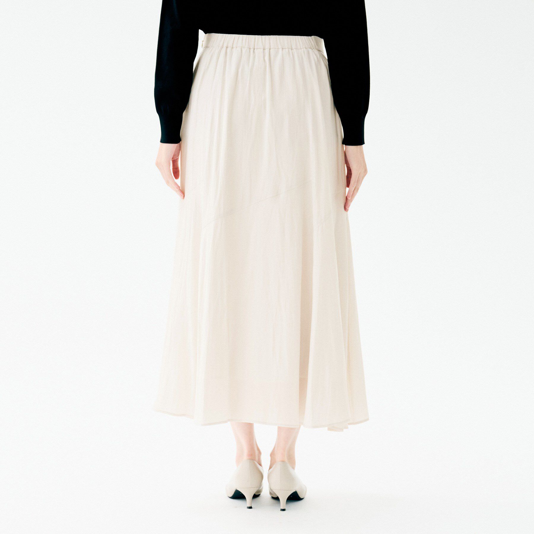 UNTITLED「【洗える/後ろウエストゴム】ロングスカート」|スカート|