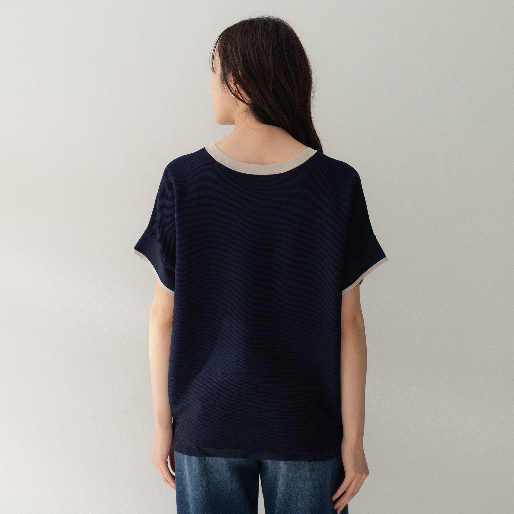 UNTITLED「前後2WAYフレンチスリーブニット」|ニット・セーター|