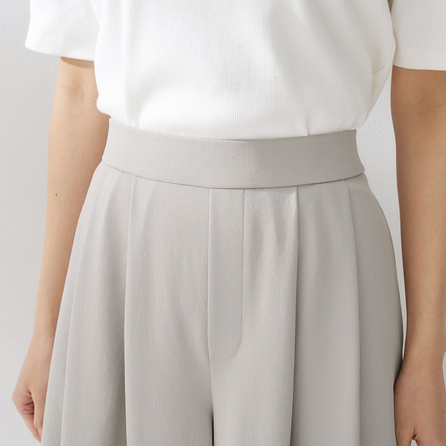 UNTITLED「【夏の名品セットアップが今年も登場！/はっ水/遮熱】リラクミスト ガウチョパンツ」|その他|