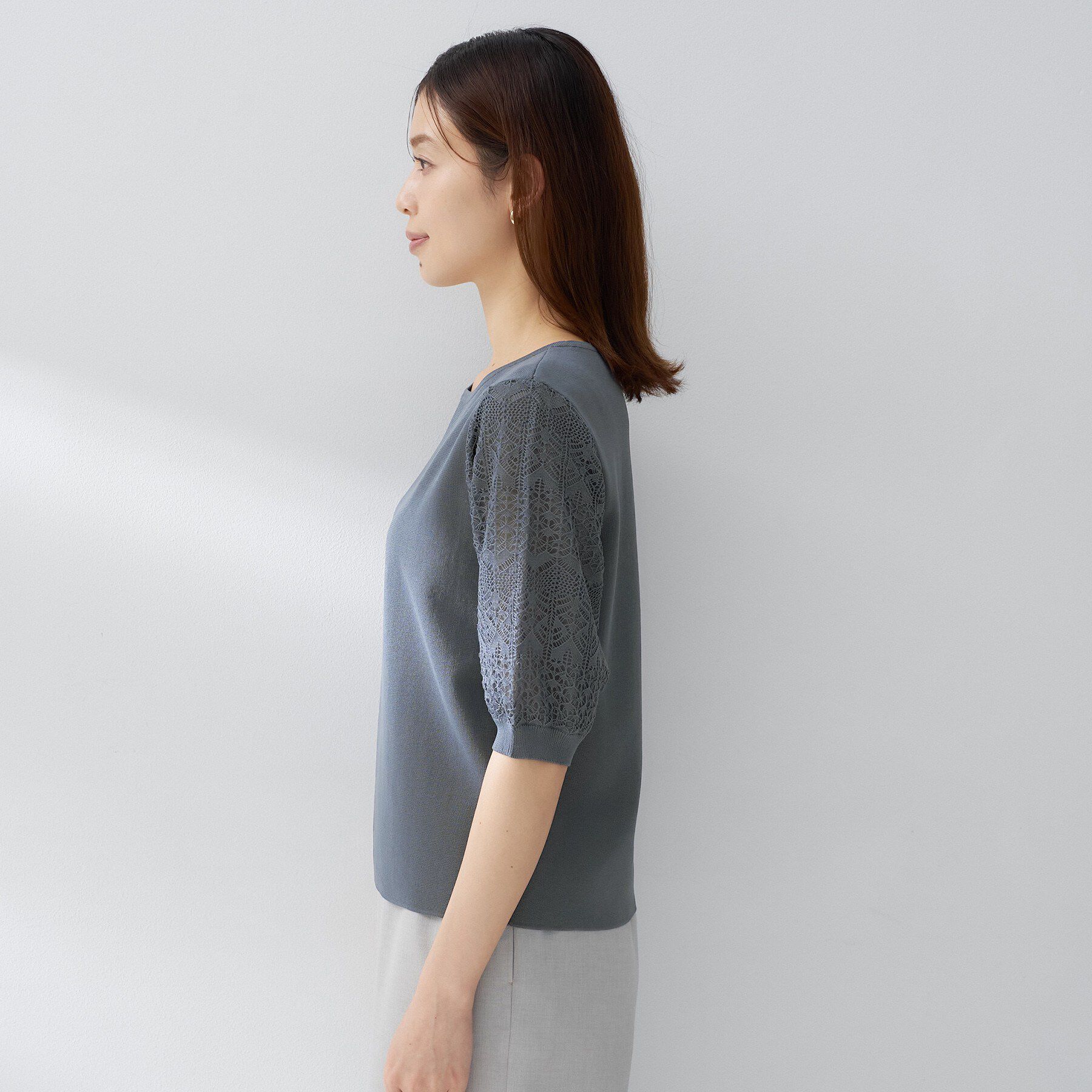 UNTITLED「エレガンススリーブニット」|ニット・セーター|