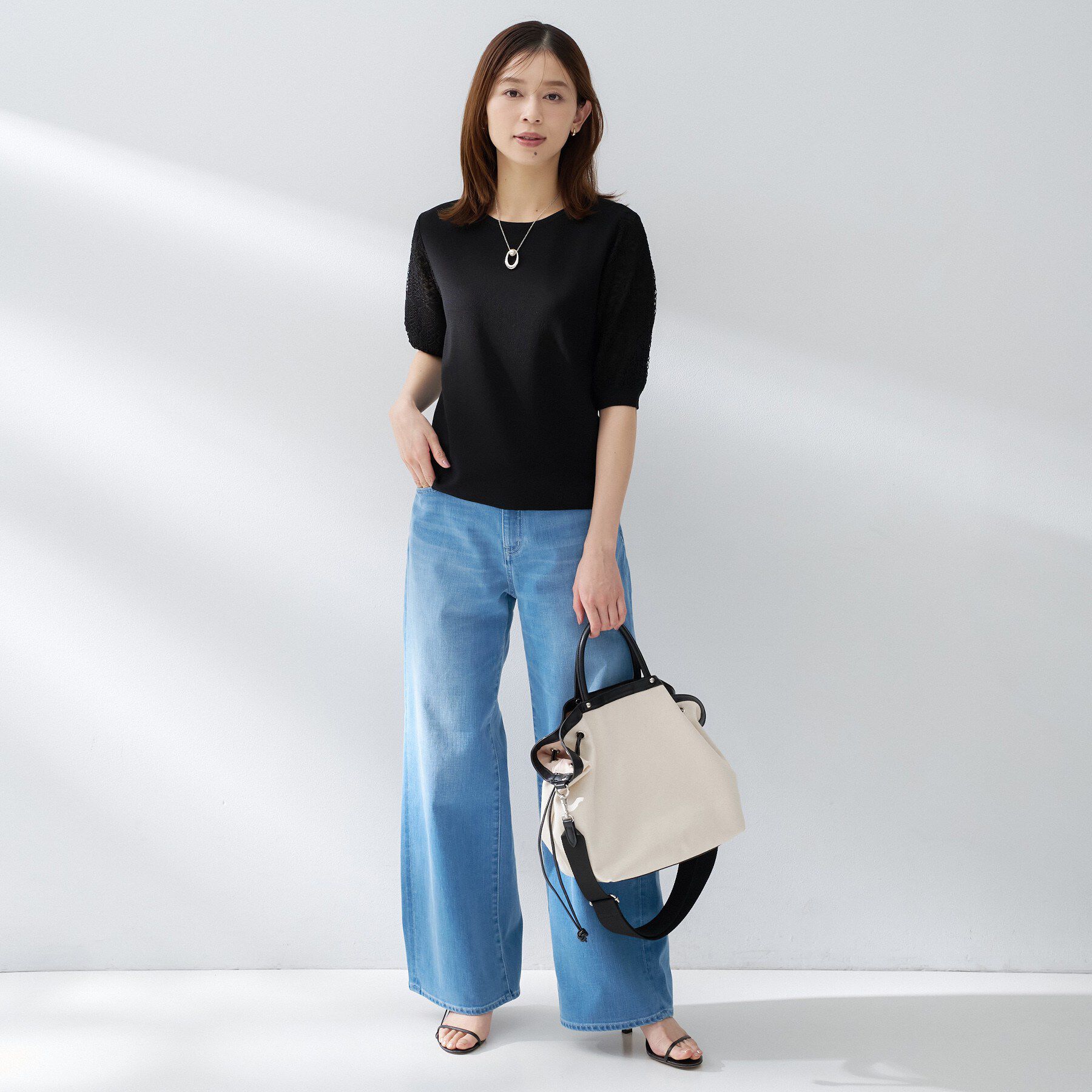 UNTITLED「エレガンススリーブニット」|ニット・セーター|