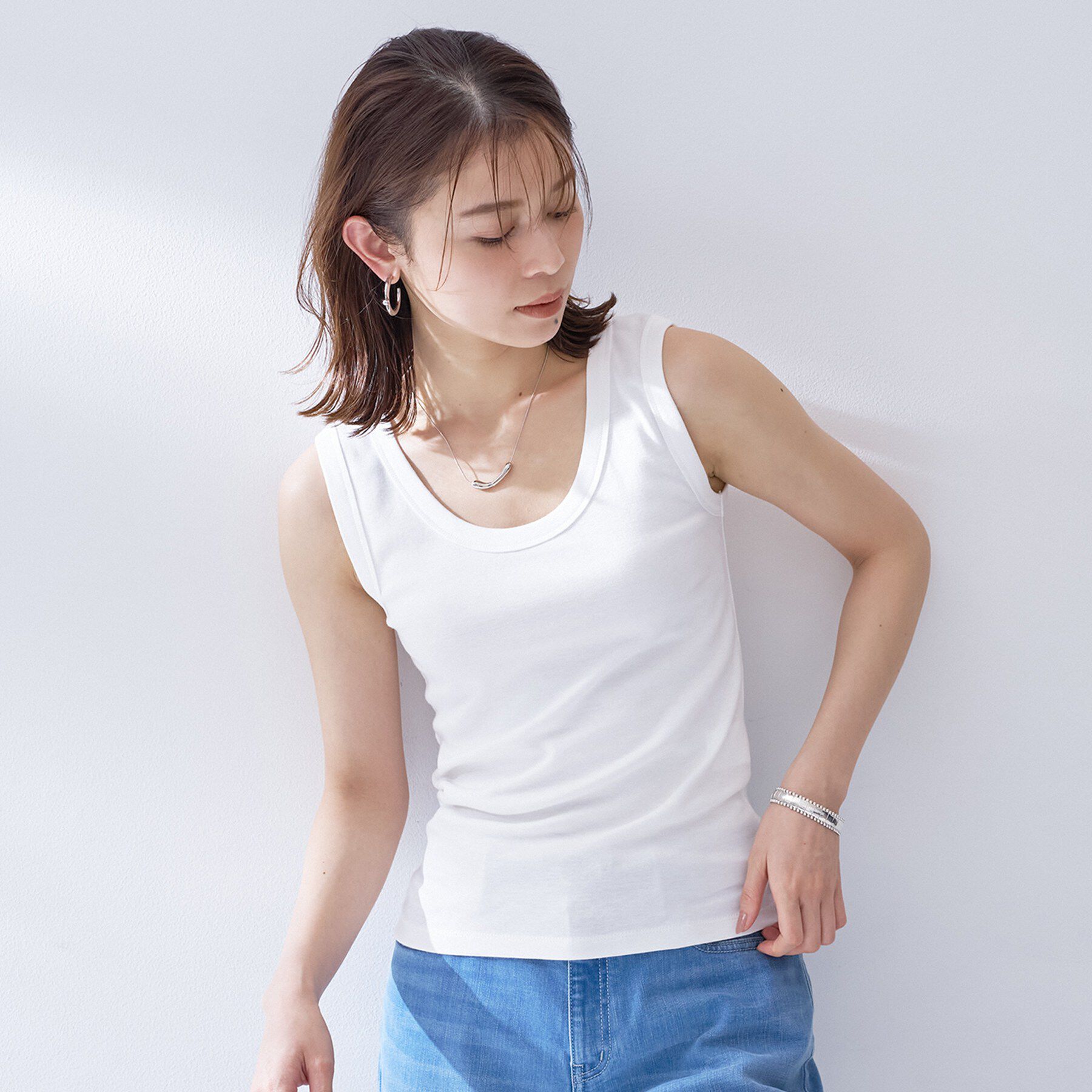 UNTITLED「【Liyoca】ベーシックタンクトップ」|キャミソール|