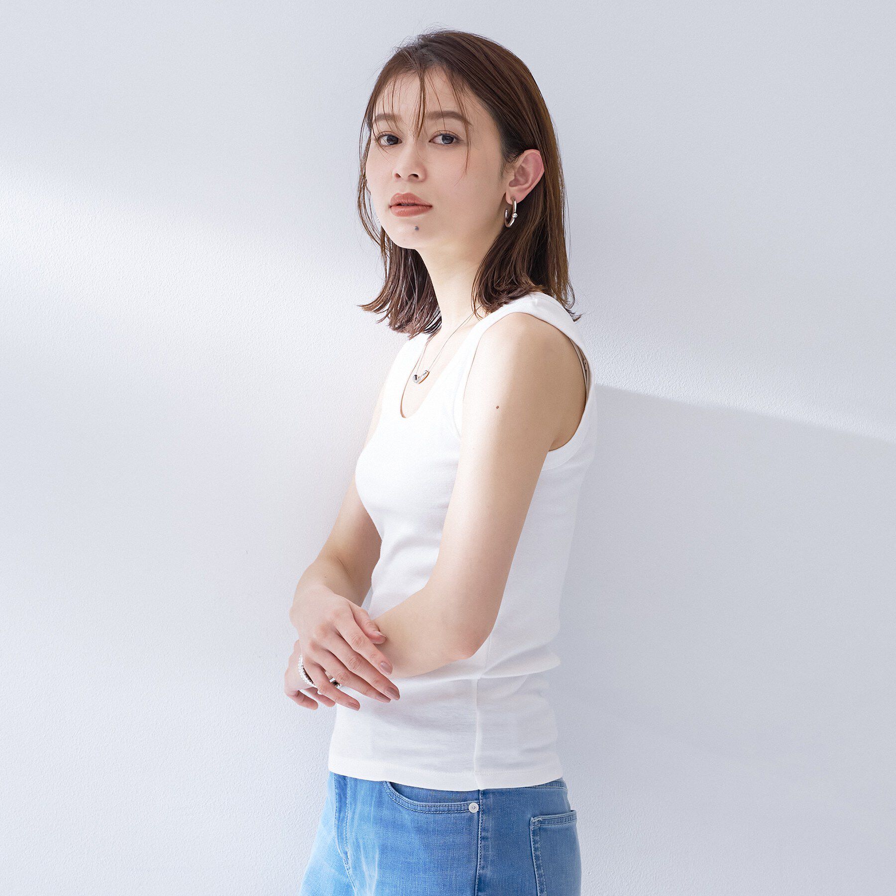 UNTITLED「【Liyoca】ベーシックタンクトップ」|キャミソール|