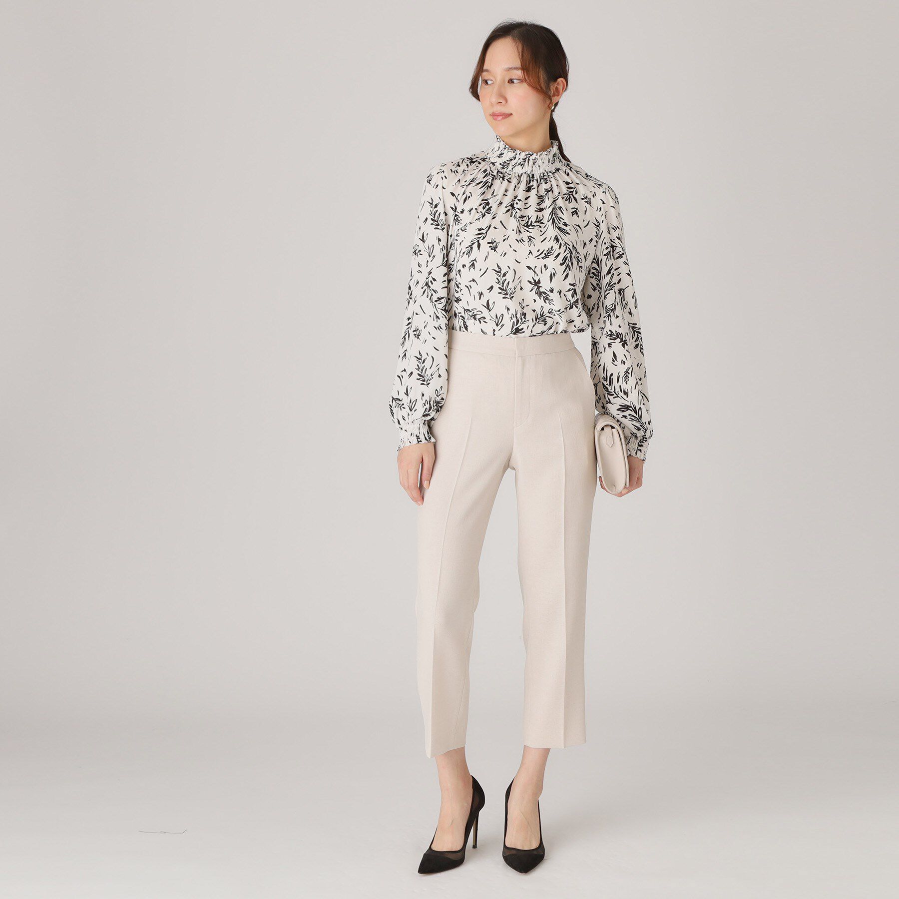 COUP DE CHANCE「【手洗い可／日本製】タックテーパードパンツ」|その他|