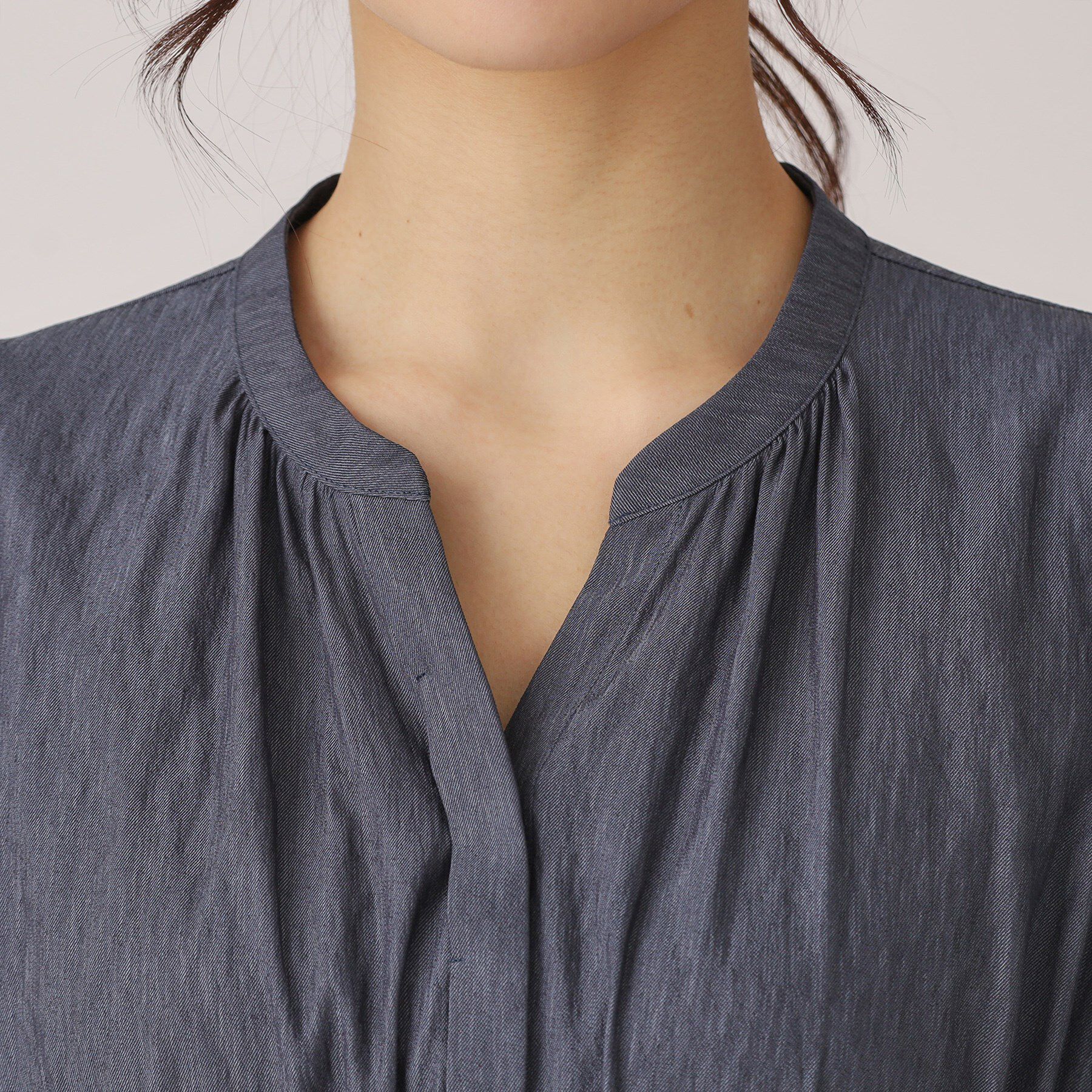 COUP DE CHANCE「【洗える／裏なし】ゴムシャーリングデザインのワンピース」|ワンピース|