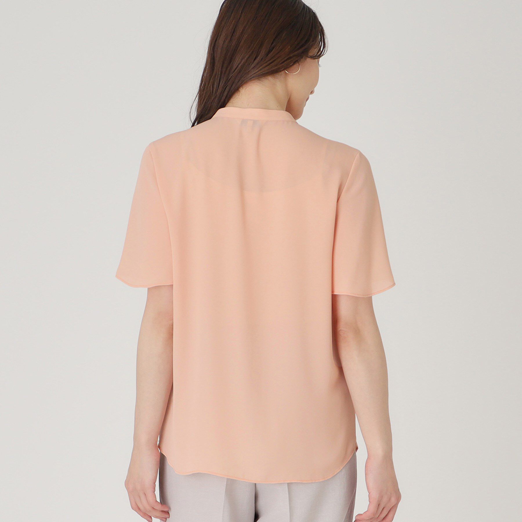 COUP DE CHANCE「【洗える】配色デザインのブラウス」|シャツ・ブラウス|