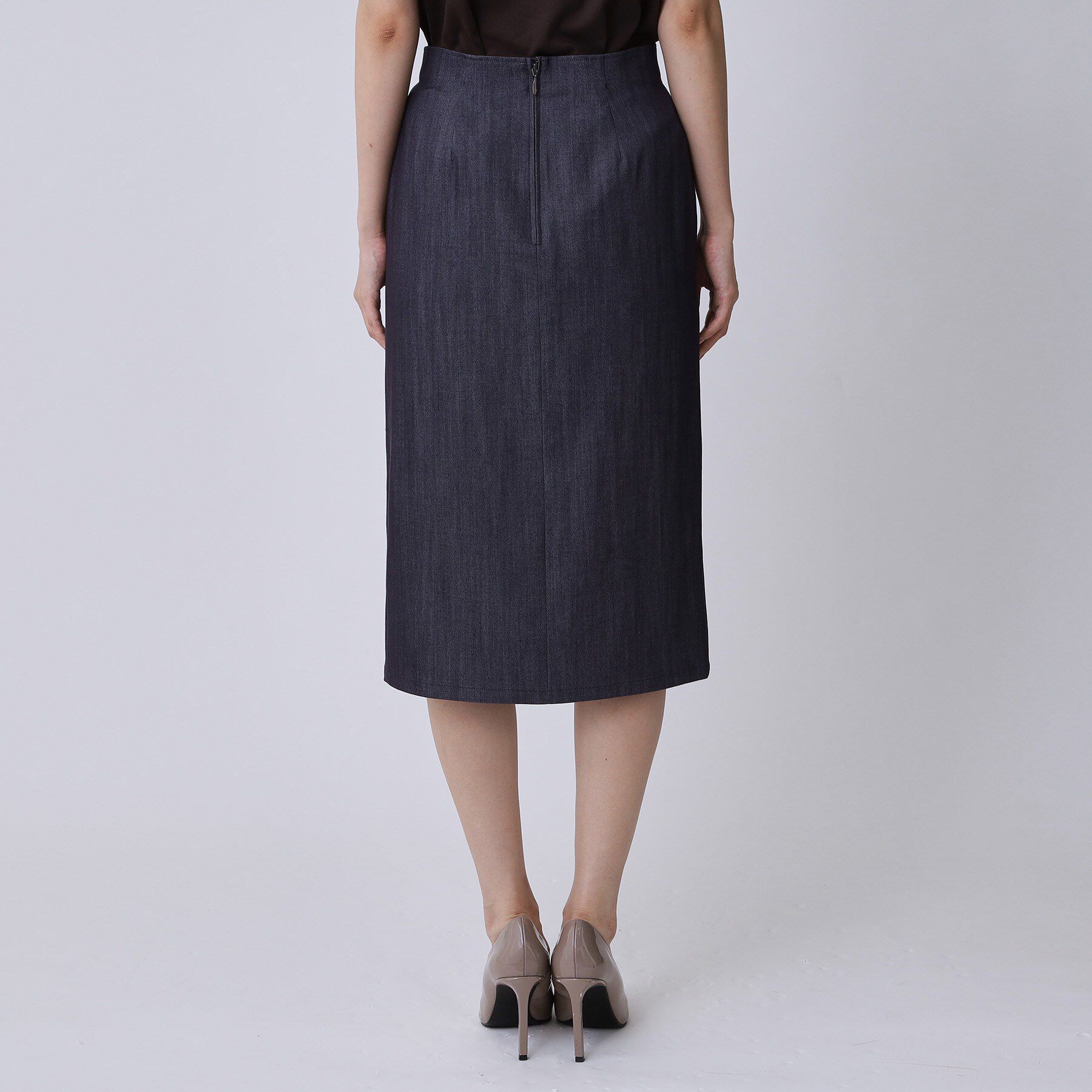 COUP DE CHANCE「【手洗い可／日本製】デニム風ナロータイトスカート」|スカート|