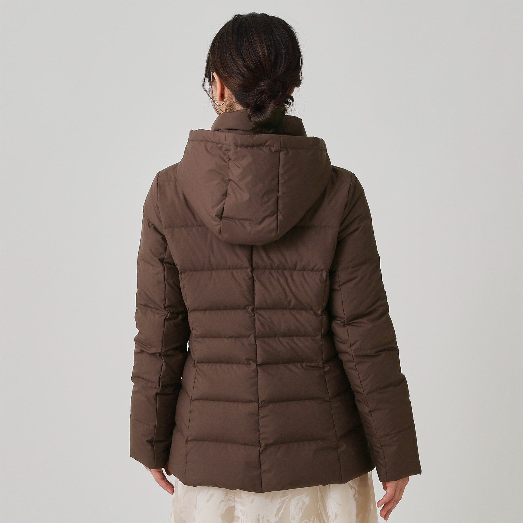 COUP DE CHANCE「【フランス産ホワイトダックダウン／FP800保温性◎／抗菌防臭／手洗い可】ミドル丈ダウンコート」|ダウン|