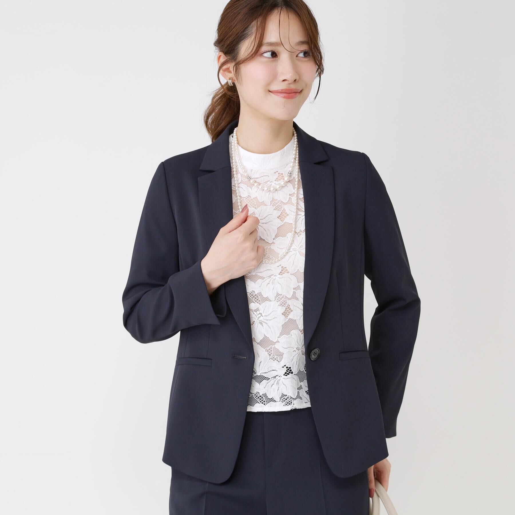 COUP DE CHANCE「【手洗い可／日本製／伸縮性／スーツ可】テーラードジャケット」|テーラードジャケット|