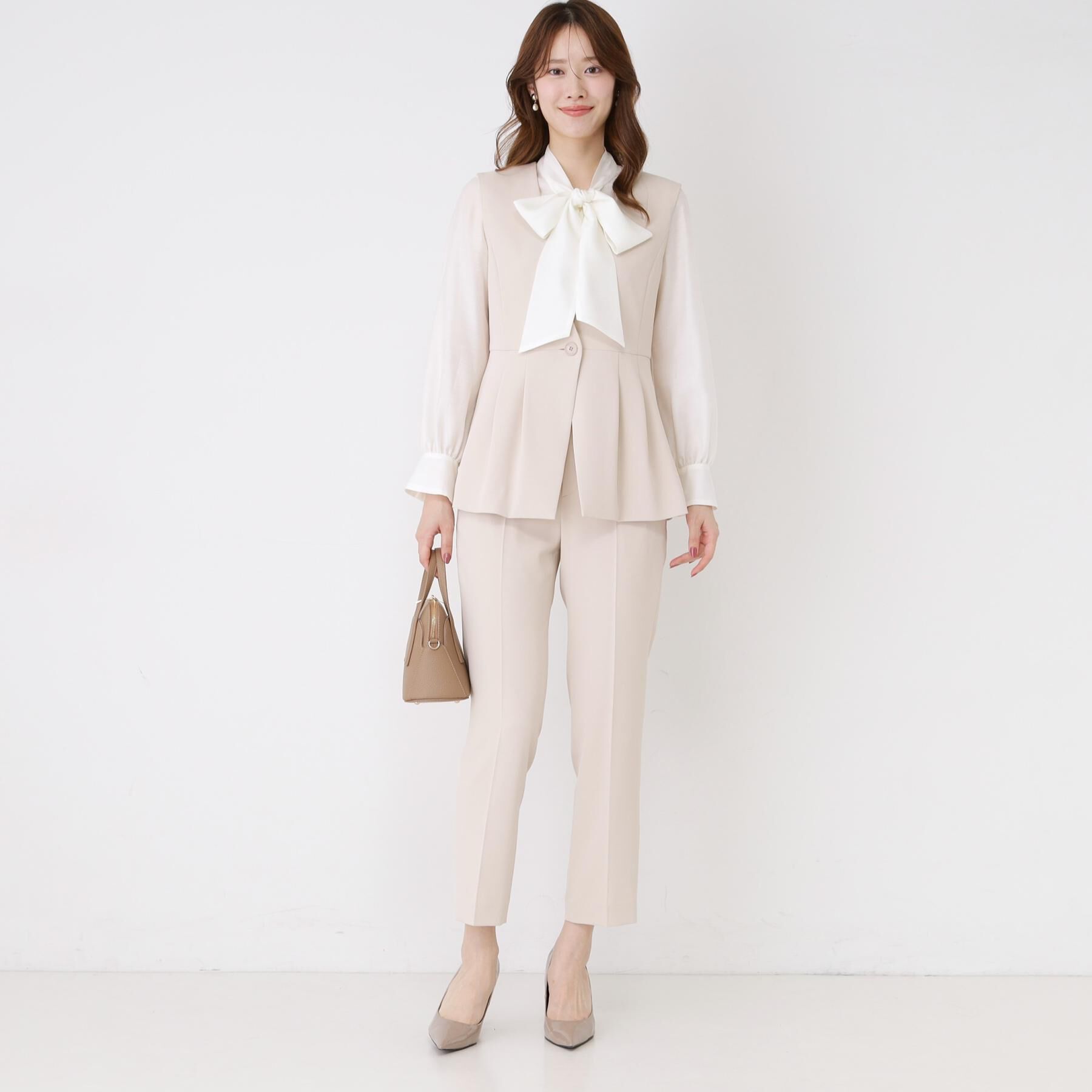 COUP DE CHANCE「【手洗い可／日本製／スーツ可】センタープレステーパードパンツ」|その他|