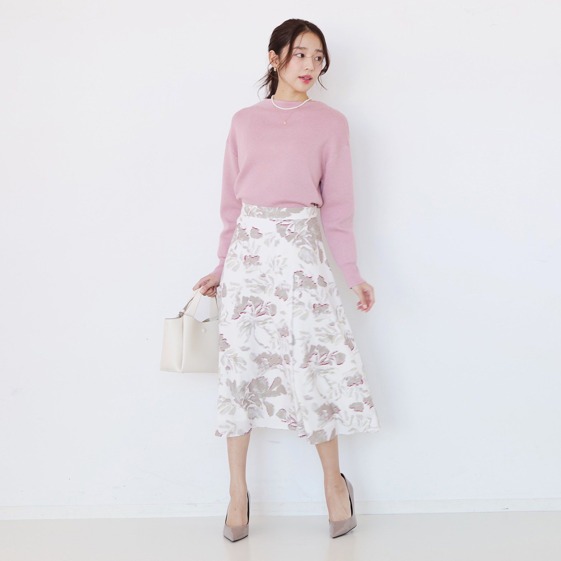 COUP DE CHANCE「【手洗い可】ラメ混ニットトップス」|ニット・セーター|