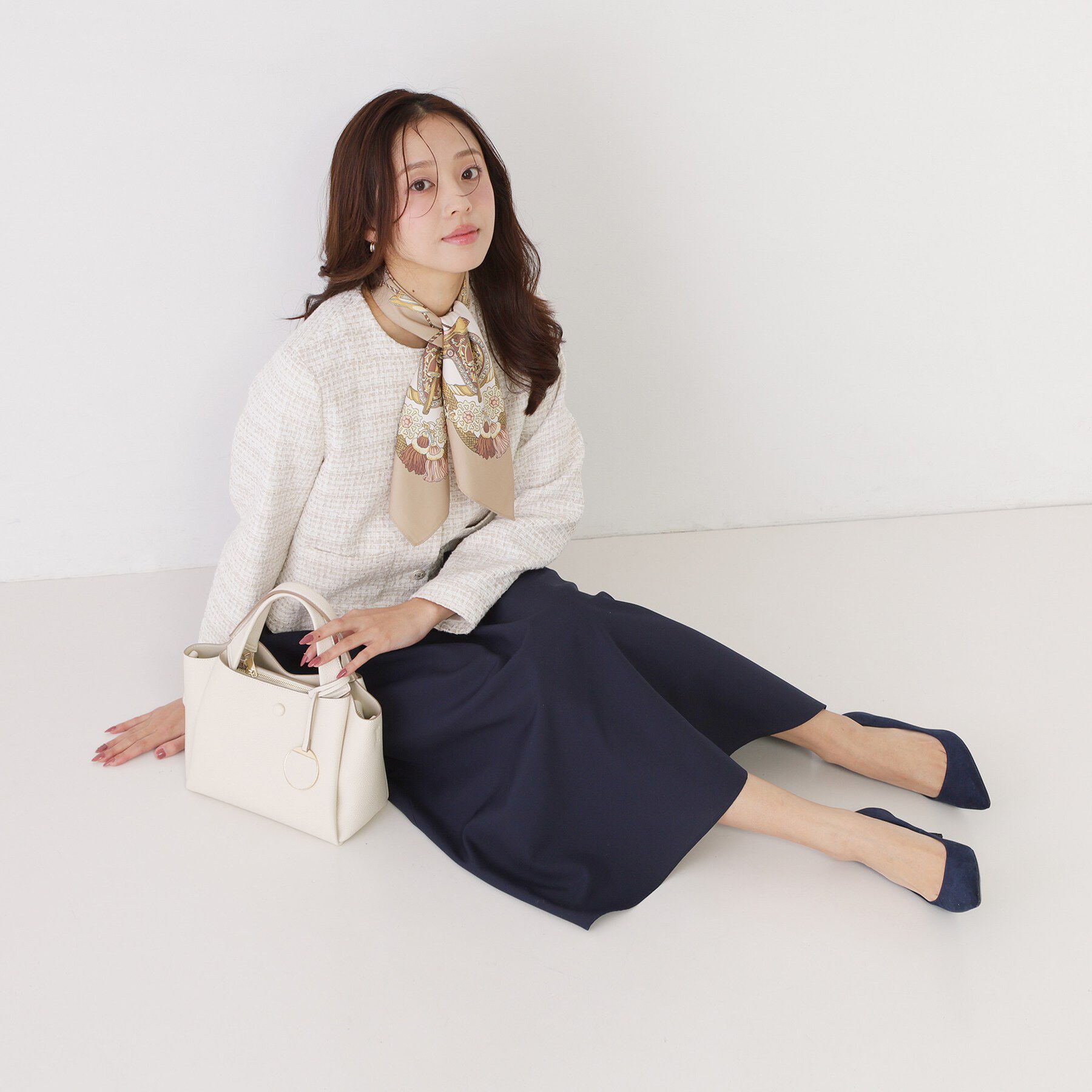 COUP DE CHANCE「【手洗い可／ウエストゴム】エアリーなフレアースカート」|スカート|