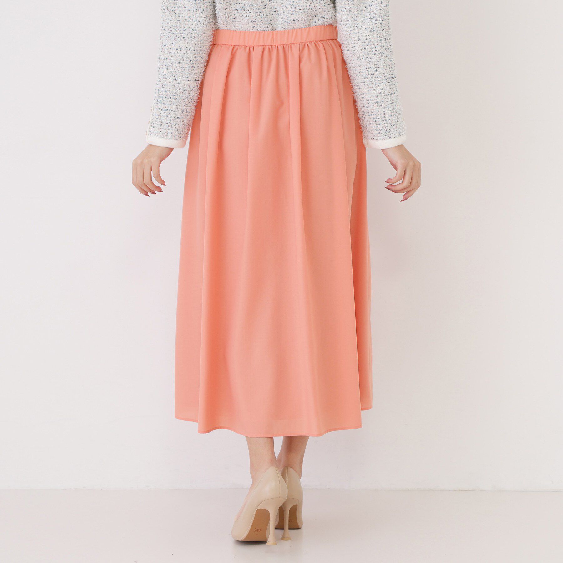 COUP DE CHANCE「【手洗い可／ウエストゴム】エアリーなフレアースカート」|スカート|