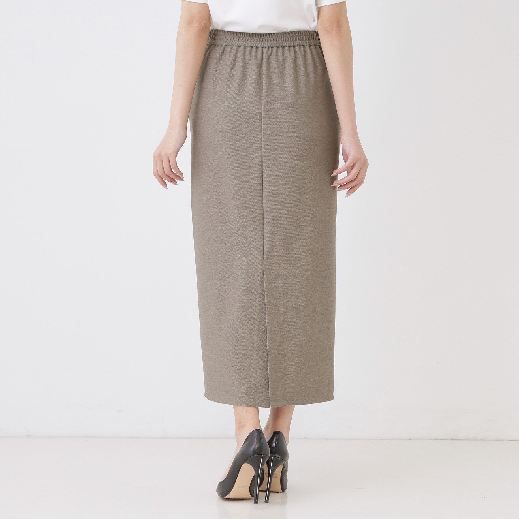 COUP DE CHANCE「【手洗い可／日本製】ジャージ素材ナローロングスカート」|スカート|