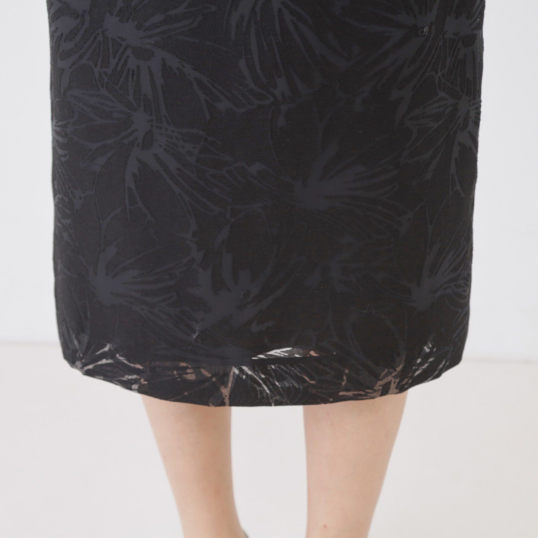 COUP DE CHANCE「【手洗い可／日本製／セットアップ可】オパール加工タイトスカート」|スカート|