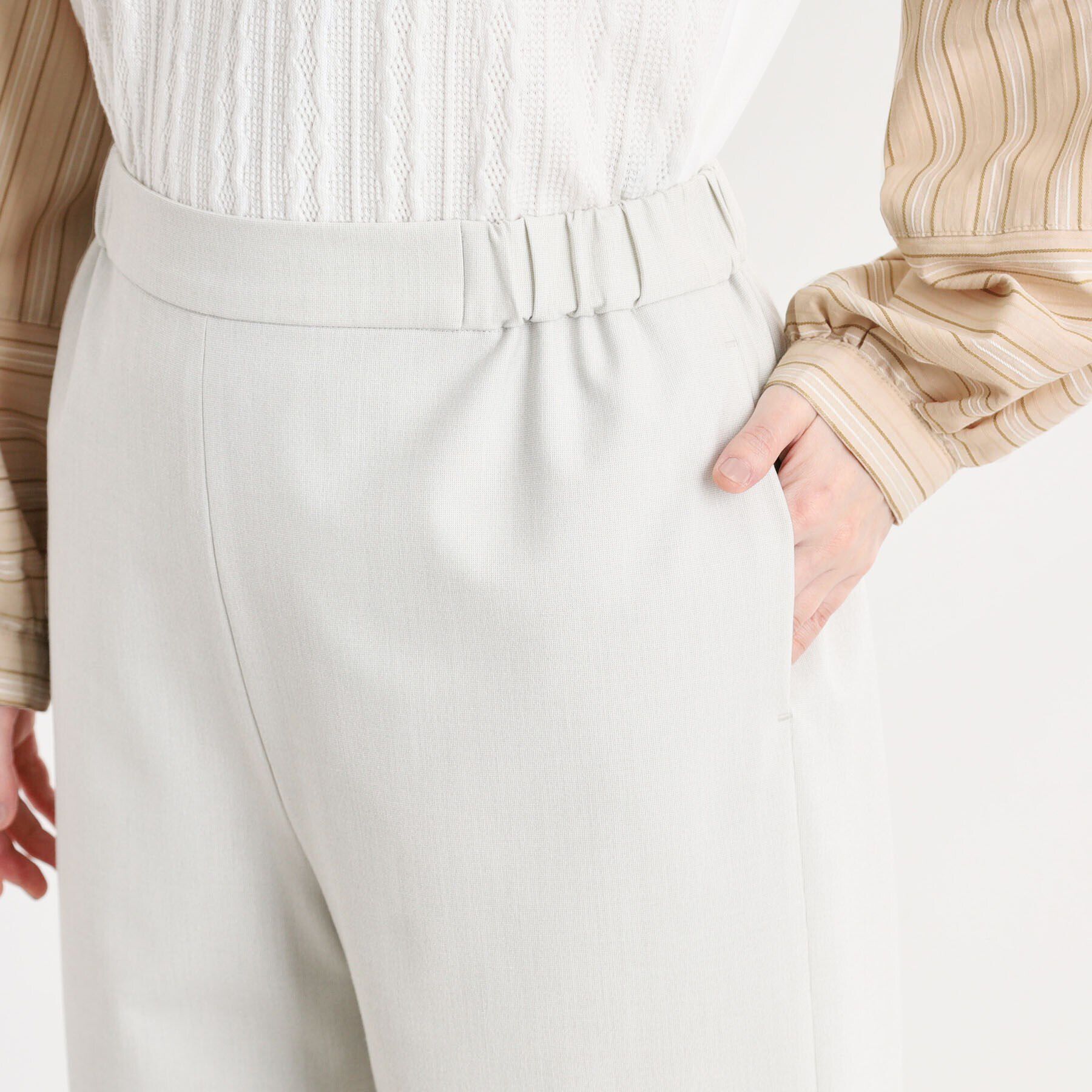 Reflect「【洗える】フルレングス丈ワイドストレートパンツ」|その他|