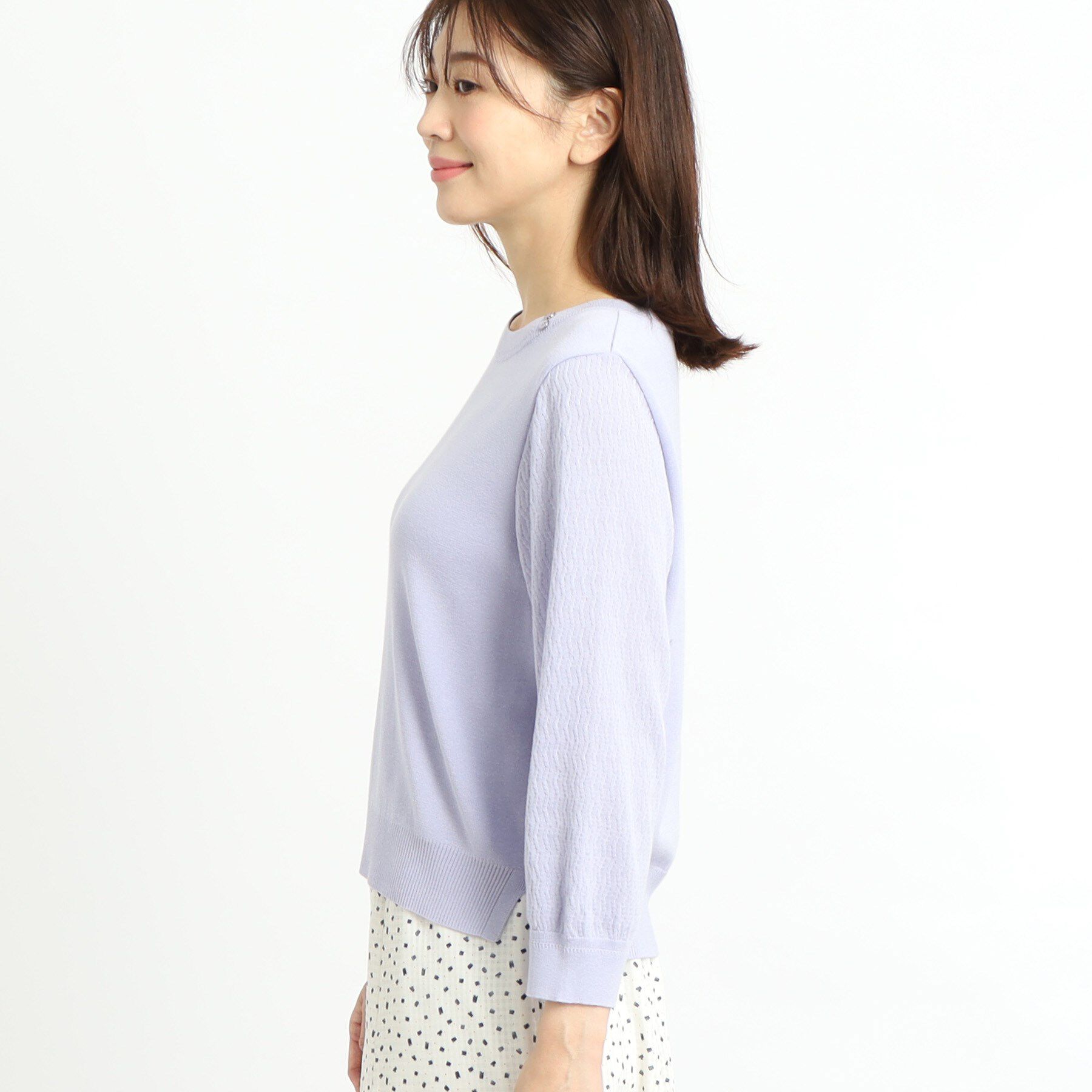 Reflect「【WEB先行カラーあり／洗える】パフスリーブニット」|ニット・セーター|