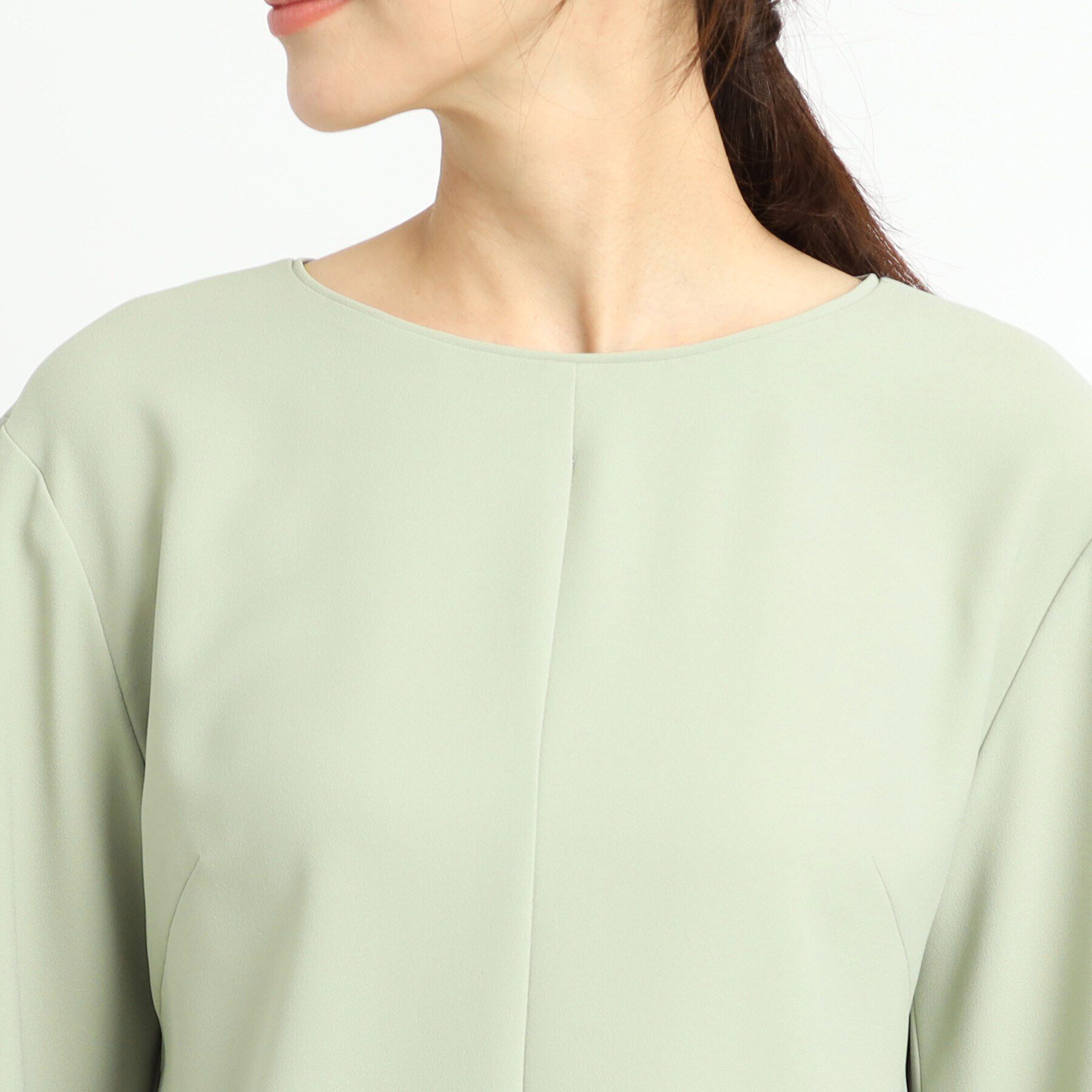 Reflect「【セットアップ可能】バックサテンブラウス」|シャツ・ブラウス|